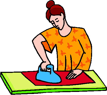 Ironing clip art