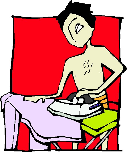 Ironing clip art