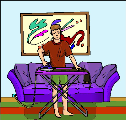 Ironing clip art