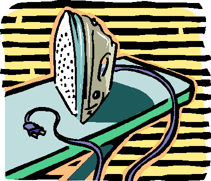 Ironing clip art