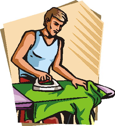 Ironing clip art