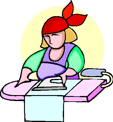 Ironing clip art