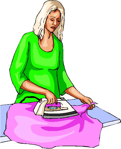 Ironing clip art