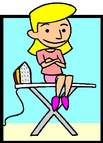 Ironing clip art