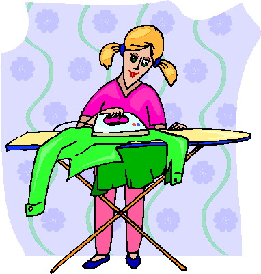 Ironing clip art