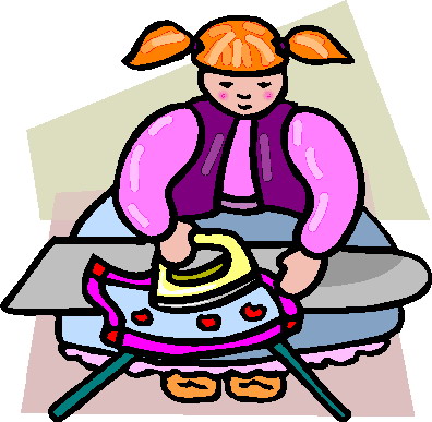 Ironing clip art