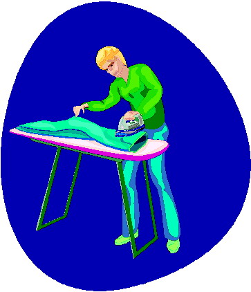 Ironing clip art