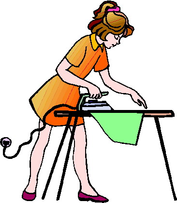 Ironing clip art