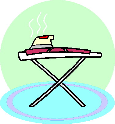 Ironing clip art