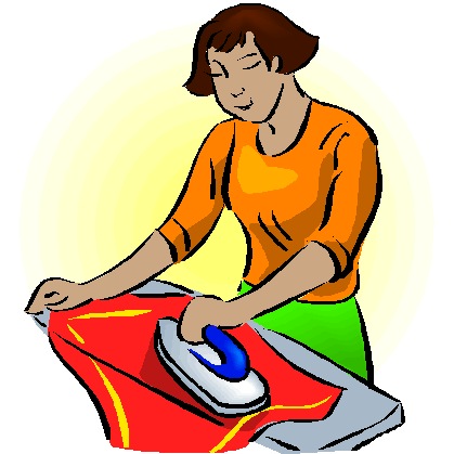 Ironing clip art