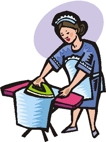 Ironing clip art