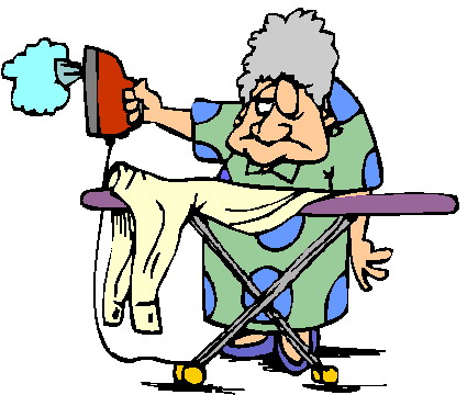 Ironing clip art