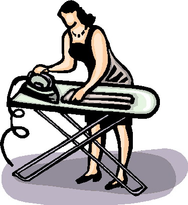 Ironing clip art