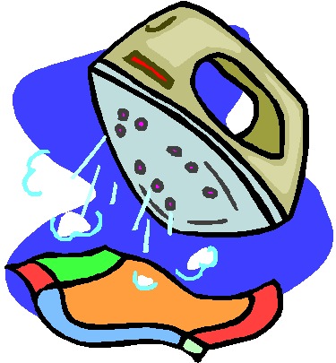 Ironing clip art