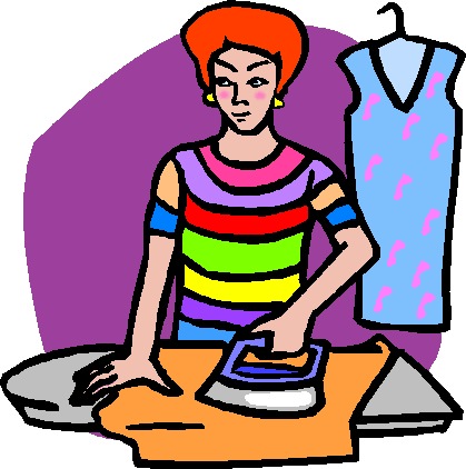 Ironing clip art