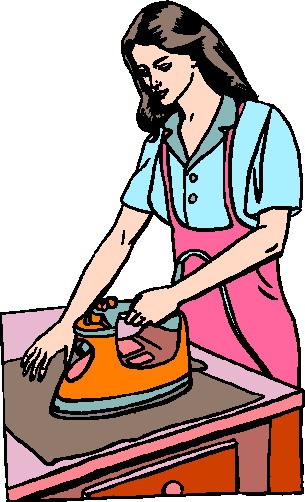 Ironing clip art