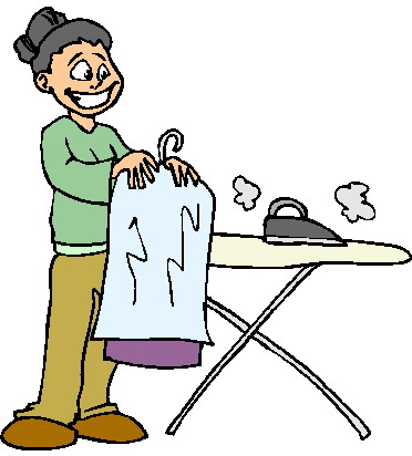 Ironing clip art