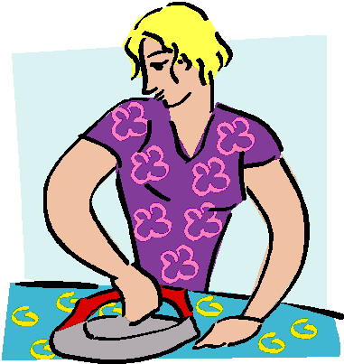 Ironing clip art