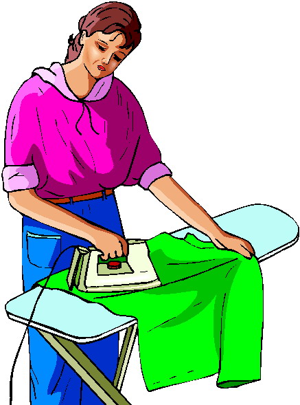 Ironing clip art