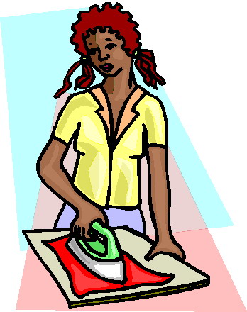 Ironing clip art