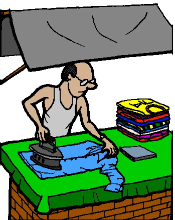 Ironing clip art