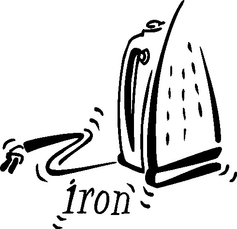 Ironing clip art