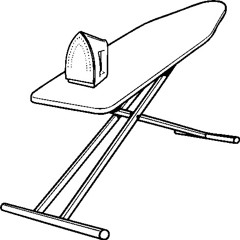 Ironing clip art