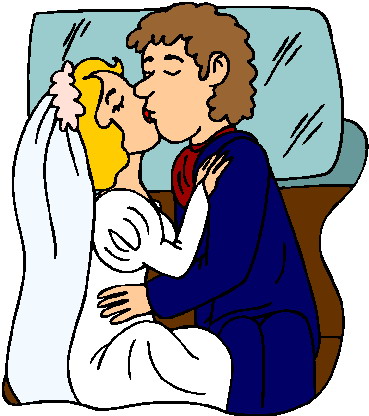 Kissing clip art