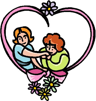 Kissing clip art