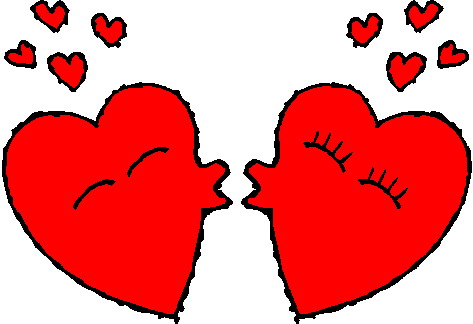 Kissing clip art