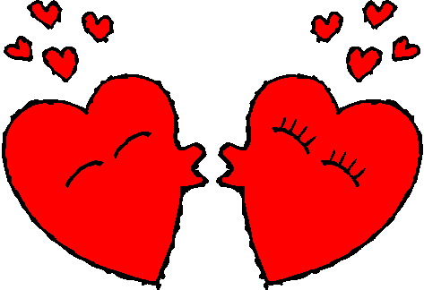 Kissing clip art