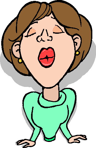 Kissing clip art