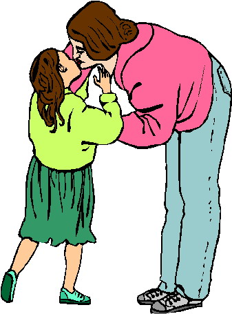 Kissing clip art