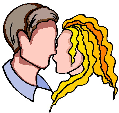 Kissing clip art