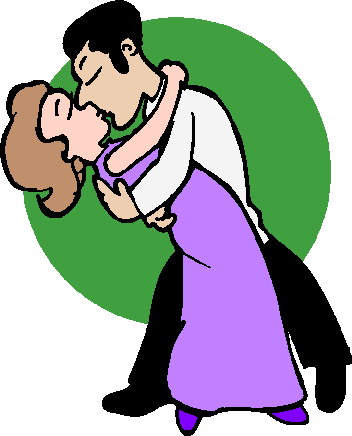 Kissing clip art