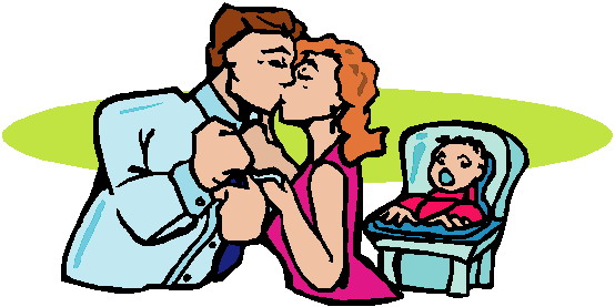 Kissing clip art