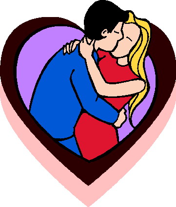 Kissing clip art