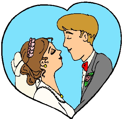 Kissing clip art