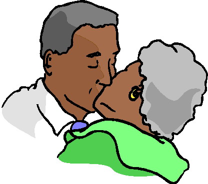 Kissing clip art