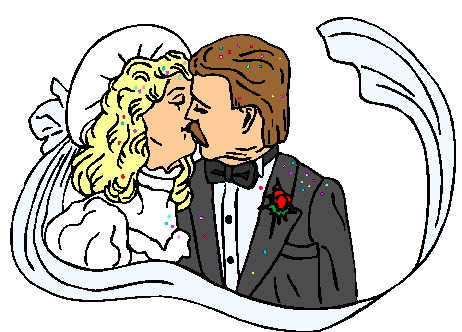 Kissing clip art