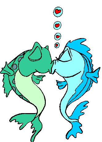 Kissing clip art