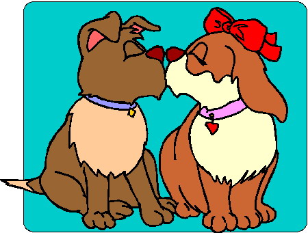 Kissing clip art