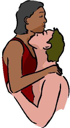 Kissing clip art