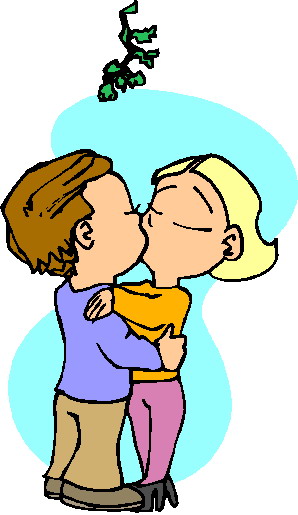 Kissing clip art