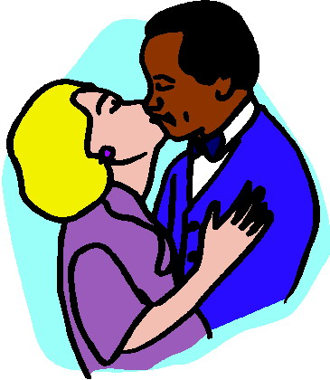 Kissing clip art