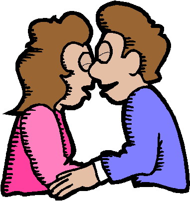 Kissing clip art