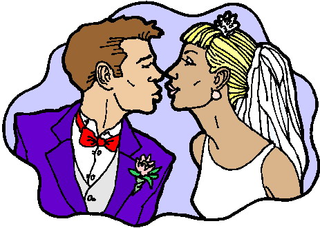 Kissing clip art