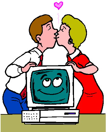 Kissing clip art