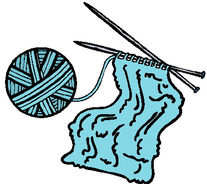 Knitting clip art