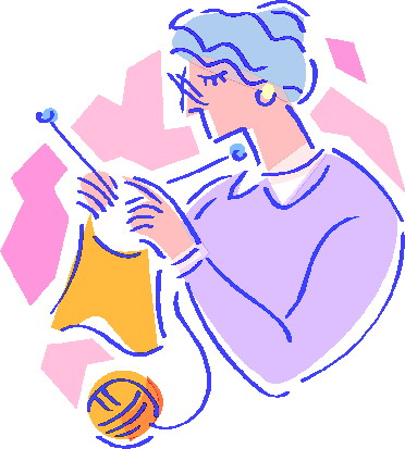 Knitting clip art